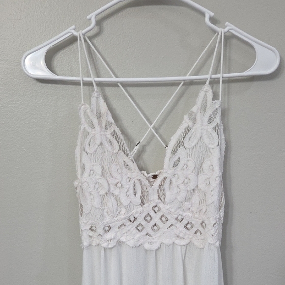 FP Movement by Free People Cream Lace Mini Dress - Picture 3 of 8